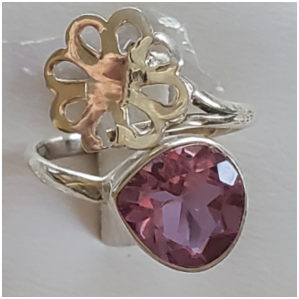3.6ct Color Changing Alexandrite Ring Size 7